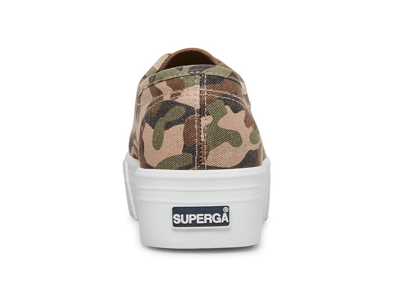 Superga Plataforma Mujer Camuflaje - 2790 Camo Print - 694123BLP
